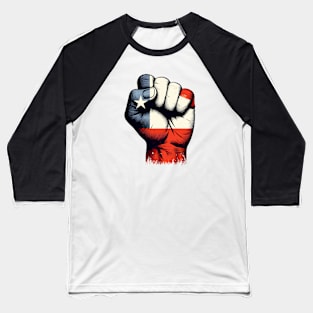 Chile Flag Baseball T-Shirt